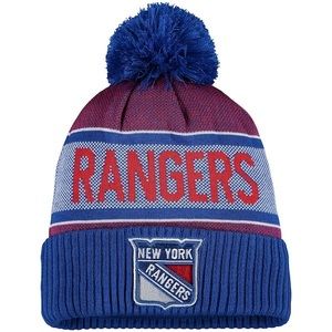 NHL Official Rangers Unisex Knit Beanie Hat